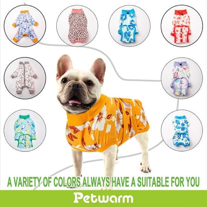 PetWarm Recovery Suit for Pets – Pet Dog Cat After Surgery Onesie for Male & Female Pets – Post-Spay & Neuter, Weaning, Prevents Licking – Cotton Protect Pet Abdominal– Pet E-Collar Alternative, XS