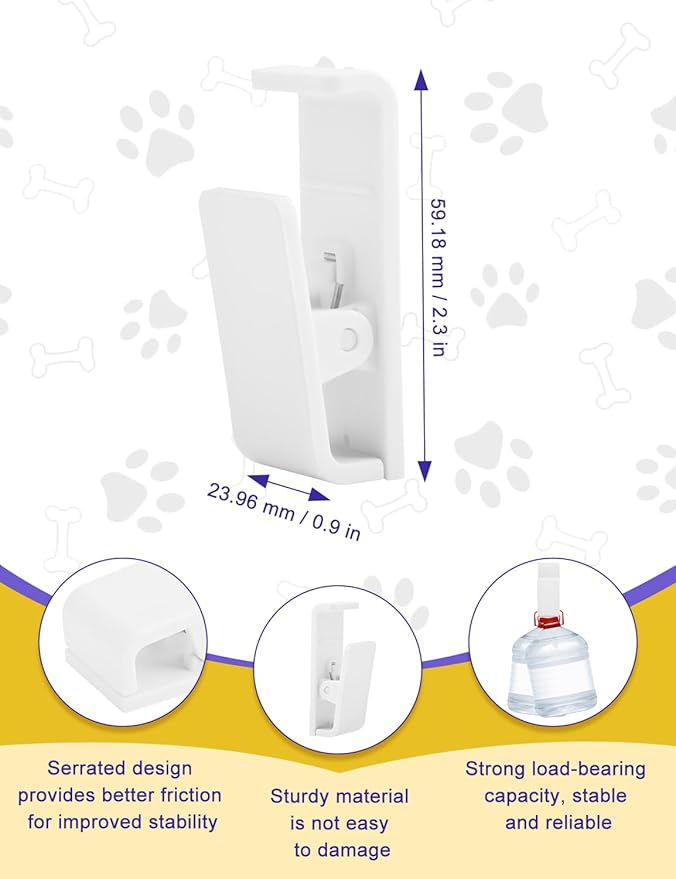 CAPHONT 6 Pcs Potty Training Dog Pee Pad Holder for Leg-Lifting Marking Dogs Indoor Training Pad Holder for Small & Large Size Wee Wee Pad with Nano Gel Strip, White