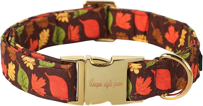 Unique style paws Dog Collar Metal Buckle Gift for Small Medium Large Boys Girls Dogs, XS
