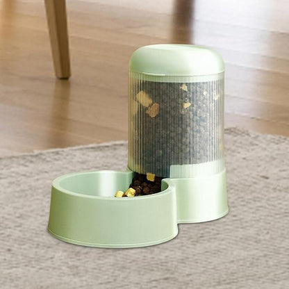 Automatic Pet Feeder Water Drinking Puppy Nonslip Bases Food Dispenser for Dogs Cats, Snack Feeder
