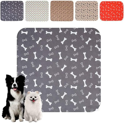 Puppy Pads for Dogs, 2026 New Washable Puppy Pads with Pheromones, Pee Pads for Dogs & Cats, Durable Leak-Proof & Anti-Slip Pet Training Pads for Home & Travel, Reusable (Grey, 27.6" x 31.5")