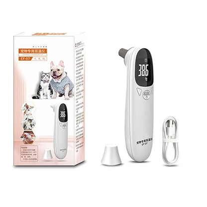 Animal Thermometers - Double Mode Design Veterinary Thermometers, Accurate Puppy Fever Detection Device | Flexible Temperature Options Pet Supplies for Dogs, Clear Led Display, for Cats, Cows