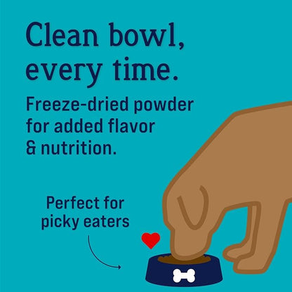 Stewart Supper Sprinkles Dog Food Topper, Beef Liver, 2.5 Ounce Resealable Bag, High Protein
