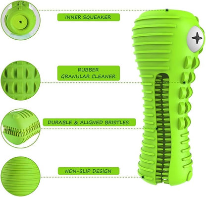 Cutiful Dog Toys for Aggressive Chewers Large Medium Breed, Indestructible Dog Chew Toys, Squeaky Interactive Tough Extremely Durable, Dogs Toothbrush Toys to Keep Them Busy
