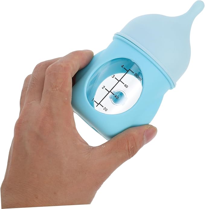 Toddmomy Mini Pet Feeding Bottle for Newborn Puppies Kittens Portable Milk Feeder Visible Scale Kitten Nursing Bottle
