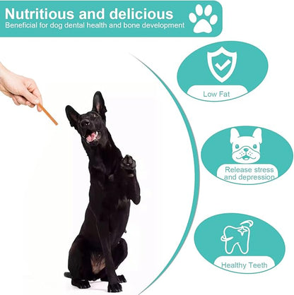 Soft Dog Treats Chicken Sweet Potato Mixed Sticks Puppy Easy to Digest Training Snacks 0.5lb/227g