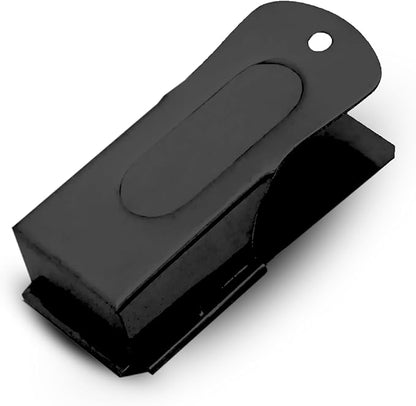 Metal Clickers for Dog Training – Black Dog Clicker for Training with Loud Crisp Sound for Behaviour Reward – Brass Style with Magnetic Clasp and Velvet Pouch – 1 Unit Pet Clicker