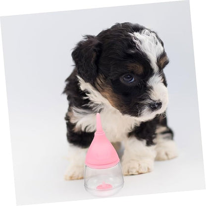 Toyvian Nursing Bottle for Puppy Feeding Bottle with Flow Nipples Easy to Lightweight Design for Kittens and Pets for Controlled Milk Feeding