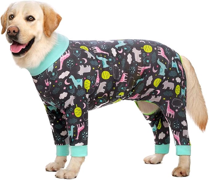 Surgery Recovery Suit Female Male for Dogs After Surgery Medium Large Dogs Onesie,Lightweight Dog Recovery Suit for Shedding Prevent Licking Surgical Wound,Dog Pajamas Pjs,Full Belly