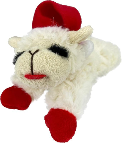 Multipet Toy Dog Lamb Chop Santa, 1 ea