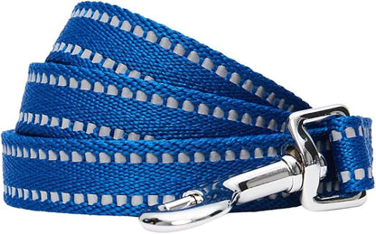Blueberry Pet Essentials Reflective Dog Collar & Leash Set, Adjustable for Small Dogs | Safe Walking Gear for Pet Parents, Puppy Training & Daily Use SmallDogs, Navy
