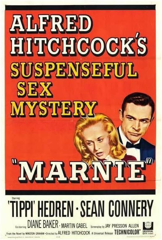Black Empire Marnie Movie Tippi Hedren Diane Baker Bruce Dern Room Decor Wall Art Print 24x36 Poster