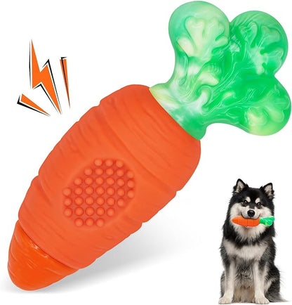 BoYoYo Tough Dog Toys for Aggressive Chewers with Squeaky, Indestructible Dog Chew Toys for Medium and Large Breeds to Keep Them Busy, Interactive Durable Dog Toy