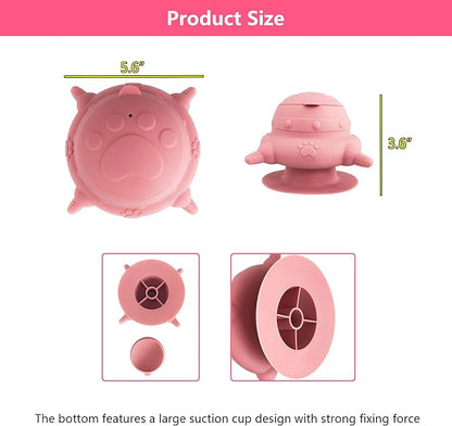 Newborn Puppy and Kitten Feeder, Milk Feeding Bowl – 4-Nipple Design for Easy Nursing of Small Pets