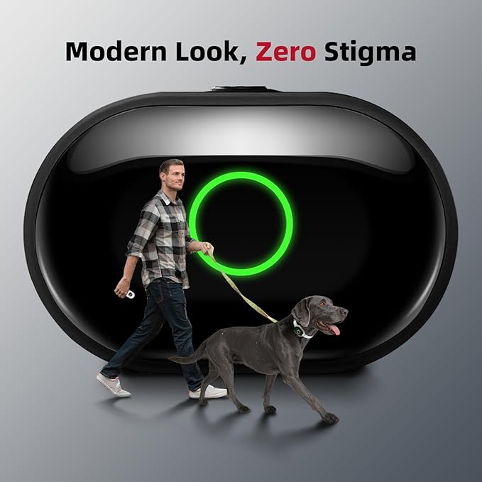 2025 Upgraded Shock Collar for Dogs, Dog Training Collar with Remote Control for Medium Large Dogs, 3 Training Modes - Beep, Vibration and Shock with Safety Lock, IPX7 Waterproof, Rechargeable,Beige