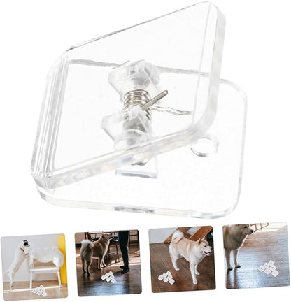 BESPORTBLE 8pcs Pet Pad Holder Pet Pee Pad Clip for Dog Training Reusable Non-Slip Base Dog Training Supplies