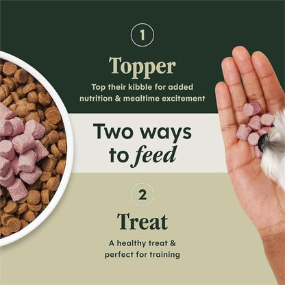 Instinct RawBoost Functional Mixers, Freeze Dried Dog Food Topper, Grain-Free, Real Chicken - Skin & Coat Health, 12.5 oz. Bag