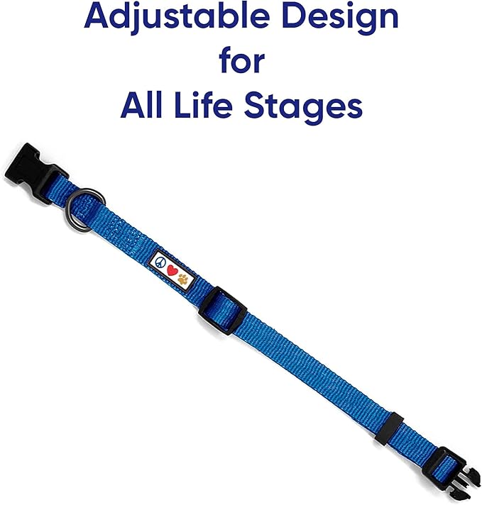 Pawtitas Value Bundle Set | Large Dog Harness + Large Dog Collar – Blue Set