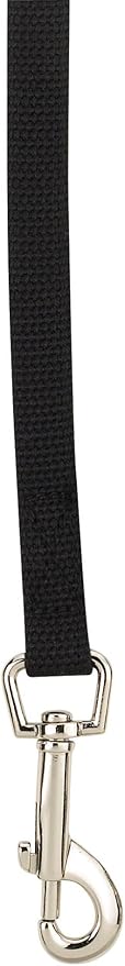 Guardian Gear Cotton Web Dog Training Lead 50'x5/8", Black