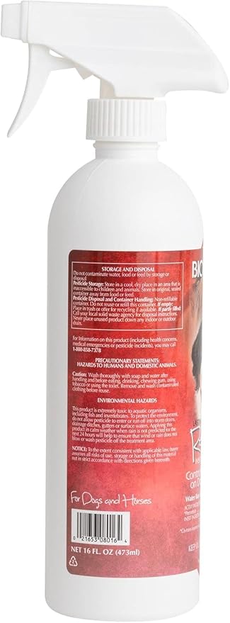 Bio-Groom Repel-35 Flea & Tick Dog Spray - Flea and Tick Prevention for Dogs, Cat Flea Treatment, Cruelty-Free, Made in USA, Natural Tick Repellent, Fly Spray for Horses - 16 fl oz 1-Pack