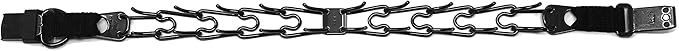 Herm Sprenger Black Stainless Steel Dog Training Collar with Quick Release Buckle Ultra-Plus Pet Collar No-Pull Collar for Dogs Made in Germany 3.2mm x 20in Medium