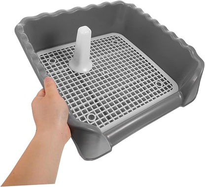 WOONEKY Dog Potty Training Indoor Puppy Litter Pan Dog Training Pad Easy Clean Urine Pan User-Friendly Design