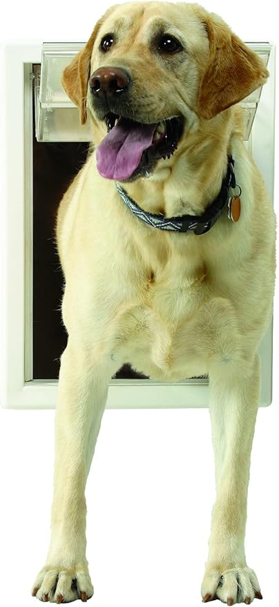 Ideal Pet Products Air Seal Pet Door with Telescoping Frame, Large, 10.25" x 15.75" Flap Size