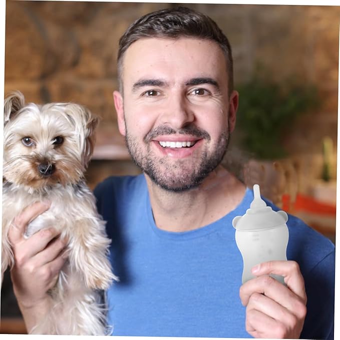 Sosoport Pet Feeding Bottle Milk Feeder for Cats Dogs and Small Animals Design for Convenient Feeding for Puppies and Kittens