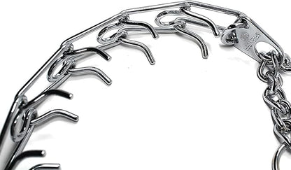 Herm Sprenger Pet Supply Imports Chrome Plated Training Collar with Quick Release Snap for Dogs, X-Large, 4mm, 24-Inch
