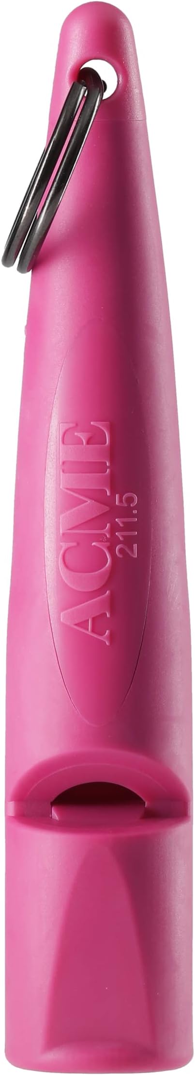 ACME Alpha 211.5 Professional Dog Training Whistle with Enhanced Ergonomic Grip. BPA-Free Plastic. 110 dBA. Long Range. Standardized Frequency. Weatherproof. Made in the UK (Magenta Pink)