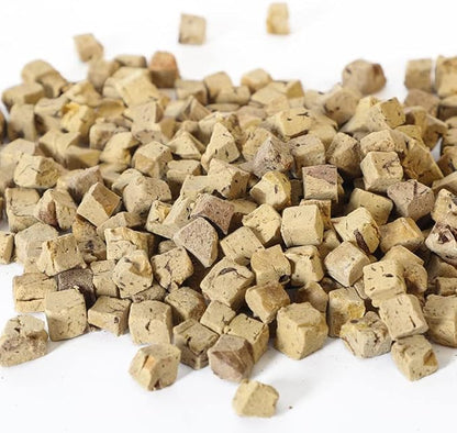 Freeze Dried Chicken Liver Healthy Training Treats Toppers for Pets, Single Fresh Raw Ingredient, Organic, Pure Balance, Natural, Grain Gluten Filler Free, Snacks, Dogs Cats (4oz)