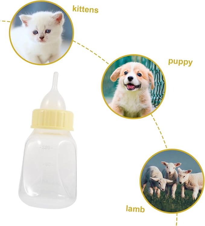 Dog Supplies Puppy Nursing Bottle Reusable Pet Bottle Set Kitten Feeding Milk