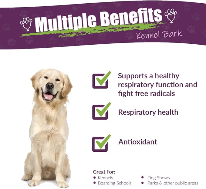 Amber NaturalZ Tossa K Kennel Bark Herbal Supplements for Dogs and Puppies | Canine Herbal Blend for Respiratory Health | 1 Fluid Ounce Glass Bottle | Globally Sourced Ingredients | Made in The USA