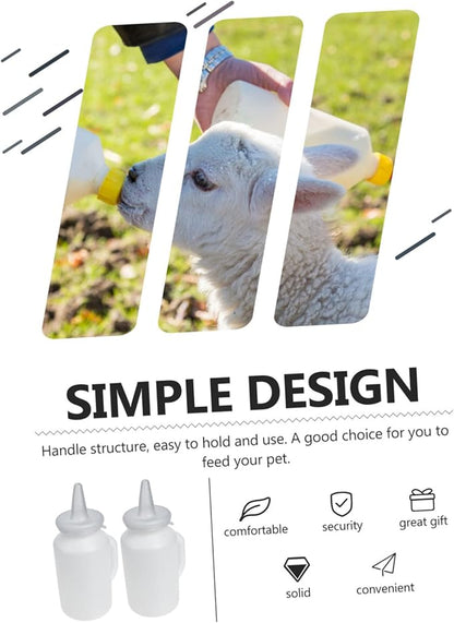 Levemolo 2pcs Bottle for Cats Kitten Nursing Bottle Kitten Milk Pet Feeding Calf Milk Feeding