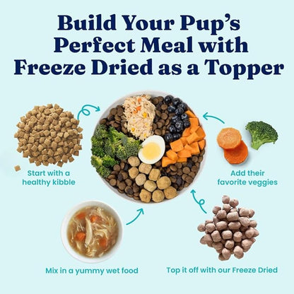 Solid Gold Dry Dog Food for Adult & Senior Dogs - Made with Oatmeal, Pearled Barley, and Fish Meal - Holistique Blendz Potato Free High Fiber Dog Food for Sensitive Stomach & Immune Support -24 LB