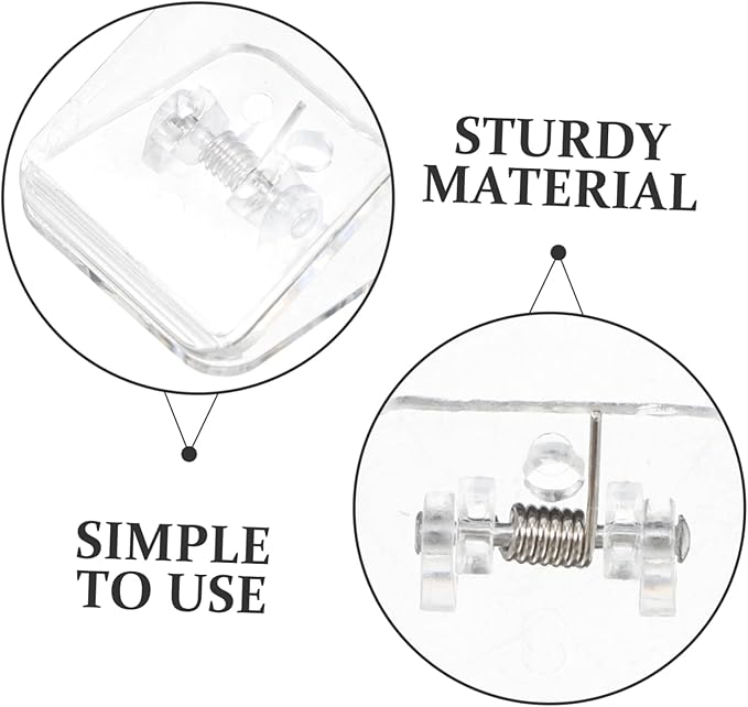 BESPORTBLE 6pcs Dog Pee Pad Holder Transparent Adhesive Wall Tray for Indoor Potty System Strong Adhesion Dog Training Pad Clip Reduces Accidents Supports Housebreaking