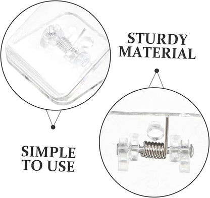 BESPORTBLE 6pcs Dog Pee Pad Holder Transparent Adhesive Wall Tray for Indoor Potty System Strong Adhesion Dog Training Pad Clip Reduces Accidents Supports Housebreaking