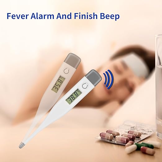 Intelligent Digital Thermometer,LCD Display Screen,Fast Measurement,Suitable for Children and Adults,Easy to Maintain Cleanliness and Hygiene,Bringing Family Health,Grey