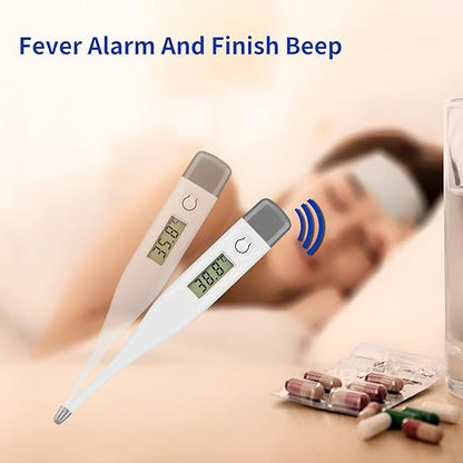Intelligent Digital Thermometer,LCD Display Screen,Fast Measurement,Suitable for Children and Adults,Easy to Maintain Cleanliness and Hygiene,Bringing Family Health,Grey