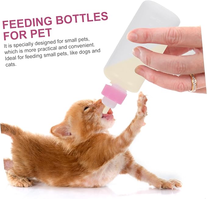 Happyyami Pet Accessories of Cat Dog Feeding Bottles Small Kitten Feeding Milk Bottle Pet Nursing