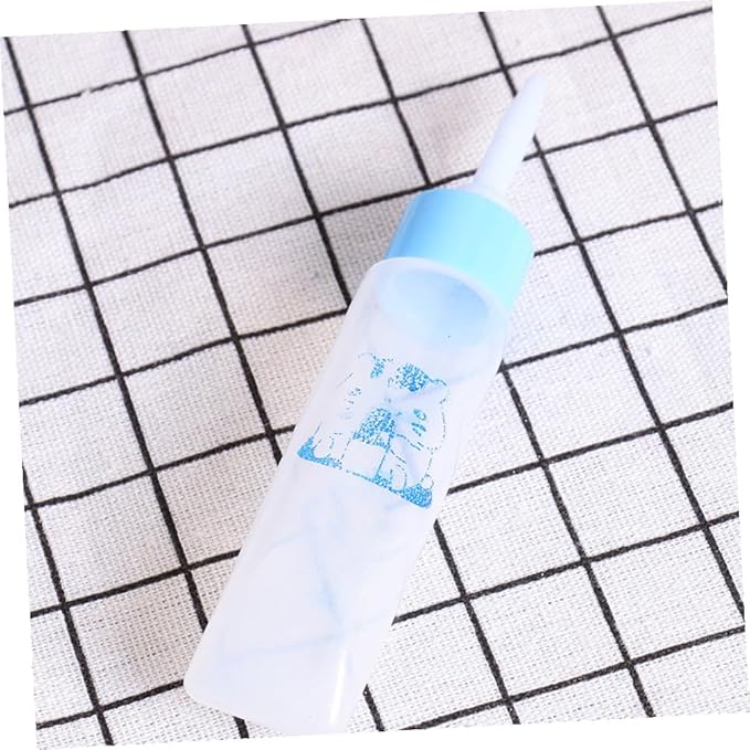 Toyvian 2pcs Small PET Nursing Bottles Hamster Milk Feeder for Puppies and Small Animals Easy to Clean Feeding Bottle Nipple