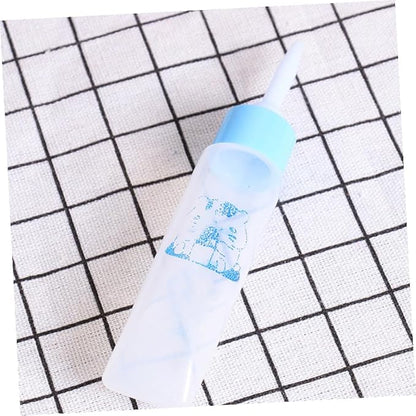 Toyvian 2pcs Small PET Nursing Bottles Hamster Milk Feeder for Puppies and Small Animals Easy to Clean Feeding Bottle Nipple