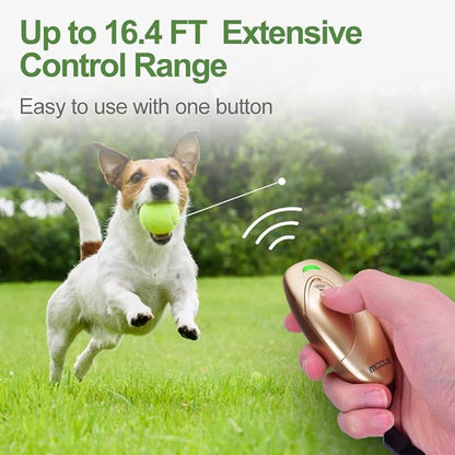 MODUS Ultrasonic Dog Barking Deterrent, 2-in-1 Dog Training and Bark Control Device, Anti-Barking Device,Stops Unwanted Actions: Barking, Leaping, Hostility.Indoor & Outdoor