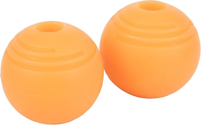 Chew King by Mammoth Bacon Flavored Dog Balls, Glow 2.5" 2-Pk