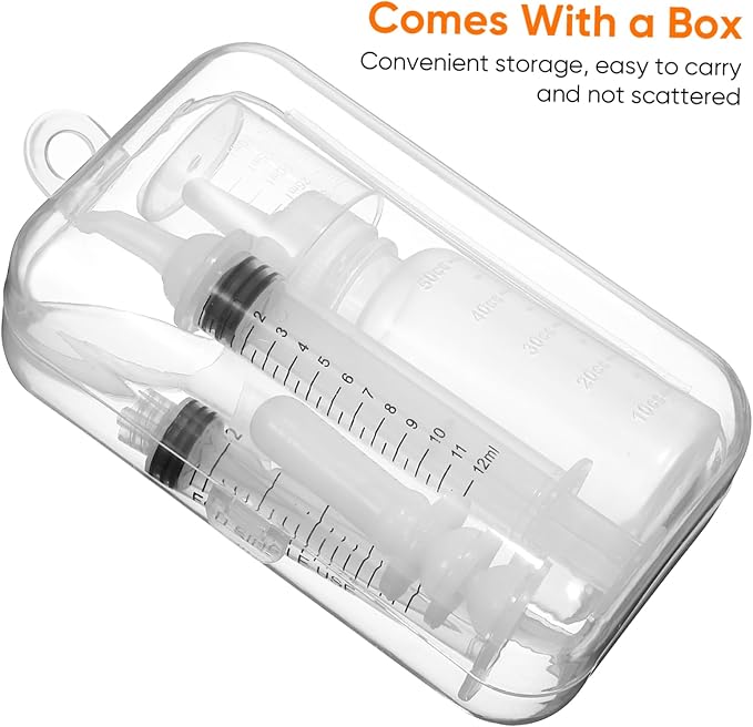 Happyyami 1Set Pet Nursing Kit Complete Feeding with Soft Milk Bottles for Kittens and Puppies User Friendly Design Easy to Safe and Materials