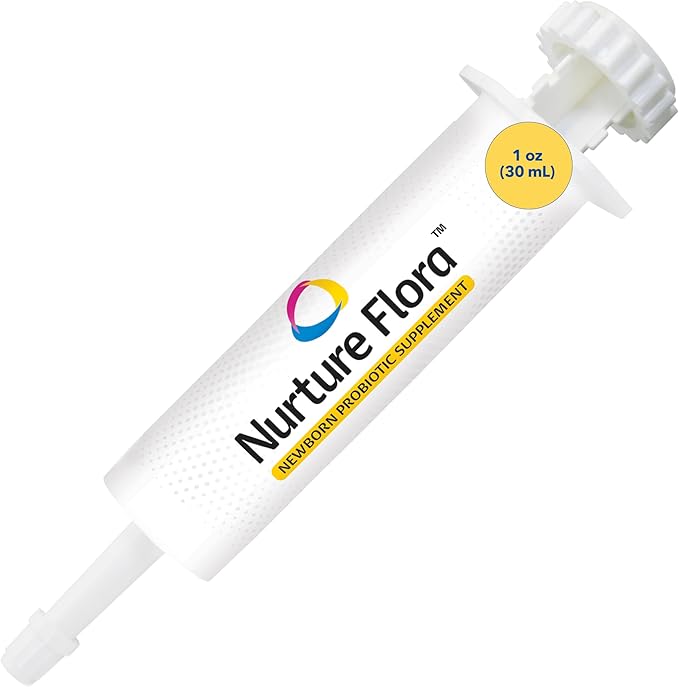 Revival Animal Health Breeder's Edge Nurture Flora for Puppies & Kittens | Colostrum Supplement for Puppies & Kittens | Protein & Vitamins & Minerals | Easy to Digest | 30ml Easy to Administer