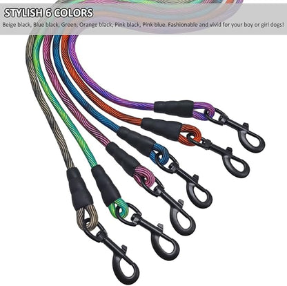 BTINESFUL 3FT Dog Tie Down, Nylon Rope Short Dog Tether Indoor Training Safety Vehicle Tether for Large Medium Strong Puppy