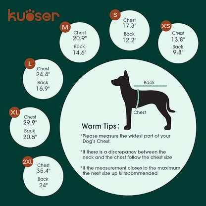 Kuoser Recovery Suit for Medium Dogs After Surgery, Long Sleeve Dog Surgery Recovery Suit, Dog Onesie for Abdominal Wounds Skin Disease, Red M