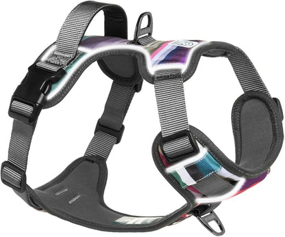 Embark Adventure Small Dog Harness – No-Pull, Reflective Trim, Military-Grade Nylon, Front Clip with Gel-Lined Handle, Soft & Padded