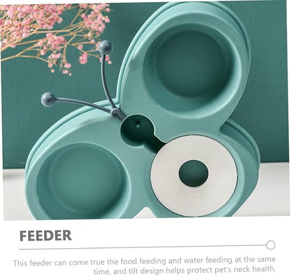 BESPORTBLE Triple-use Pet Waterer Feeder Dog Food Dispenser Kitten Feeder Pet Accessory Shatterproof Material